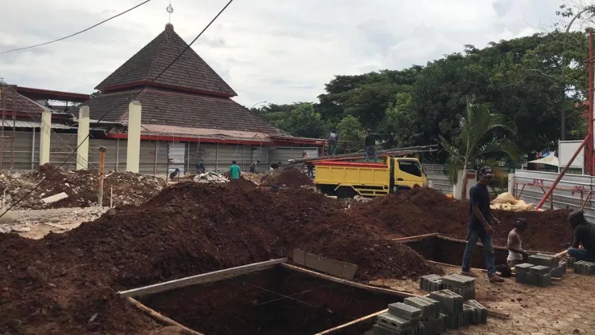 Proses Pembangunan Renovasi Total Masjid 2023